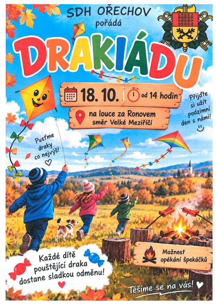 pouštění draků na louce