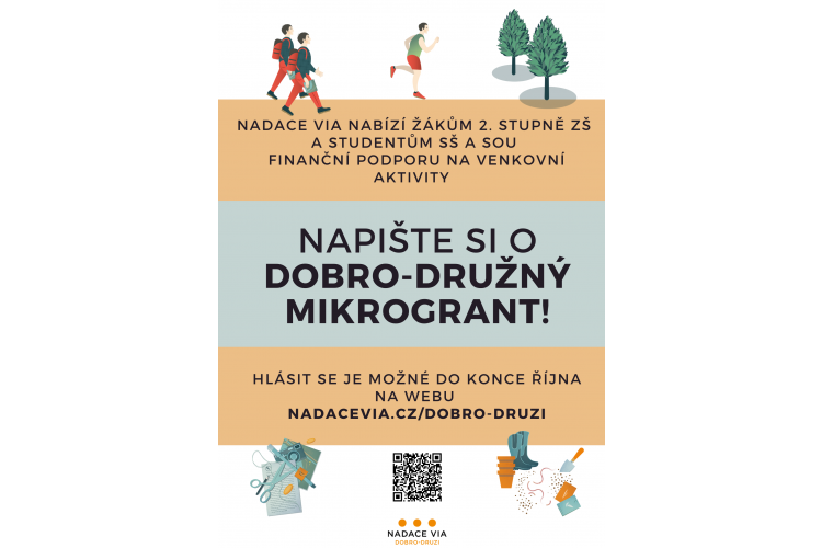 Nabídka dětských grantů - Nadace Via