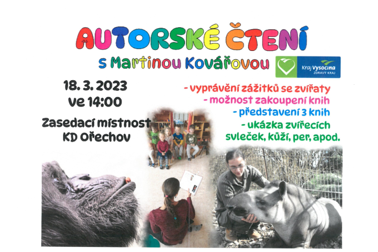 Autorské čtení - 18.3.2023