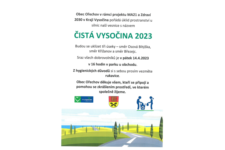 Čistá Vysočina 2023