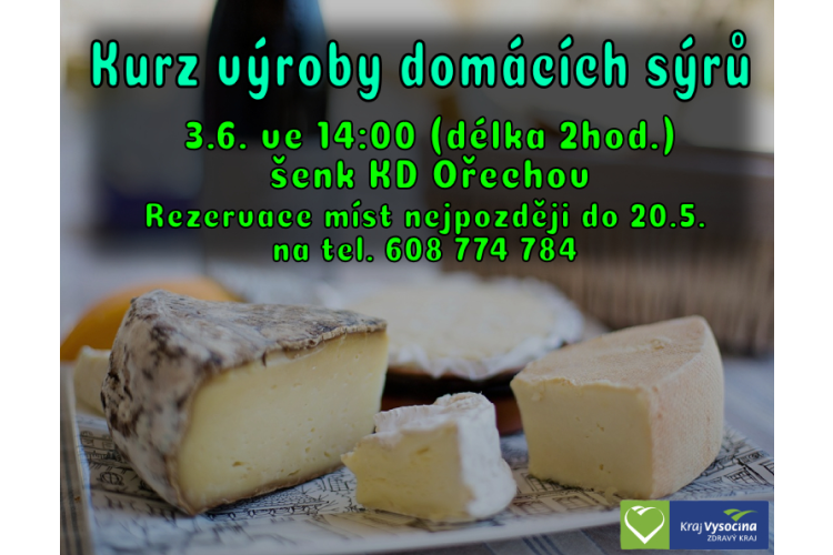 Kurz výroby domácích sýrů -3.6.2023